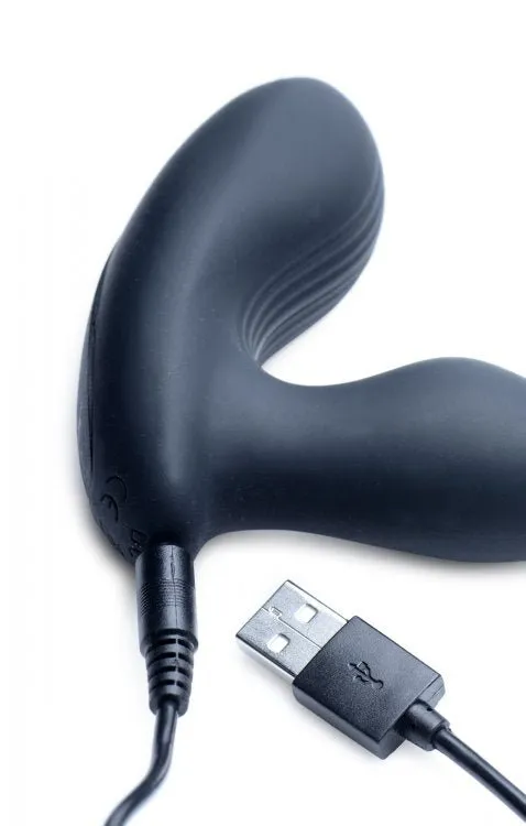 XR Brands Male Sex Toys | Alpha-pro 7x P-stroke Silicone Prostate Stimulator