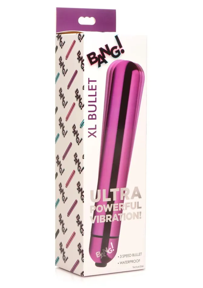 Bang Vibrating Metallic XL Bullet BANG Female Sex Toys