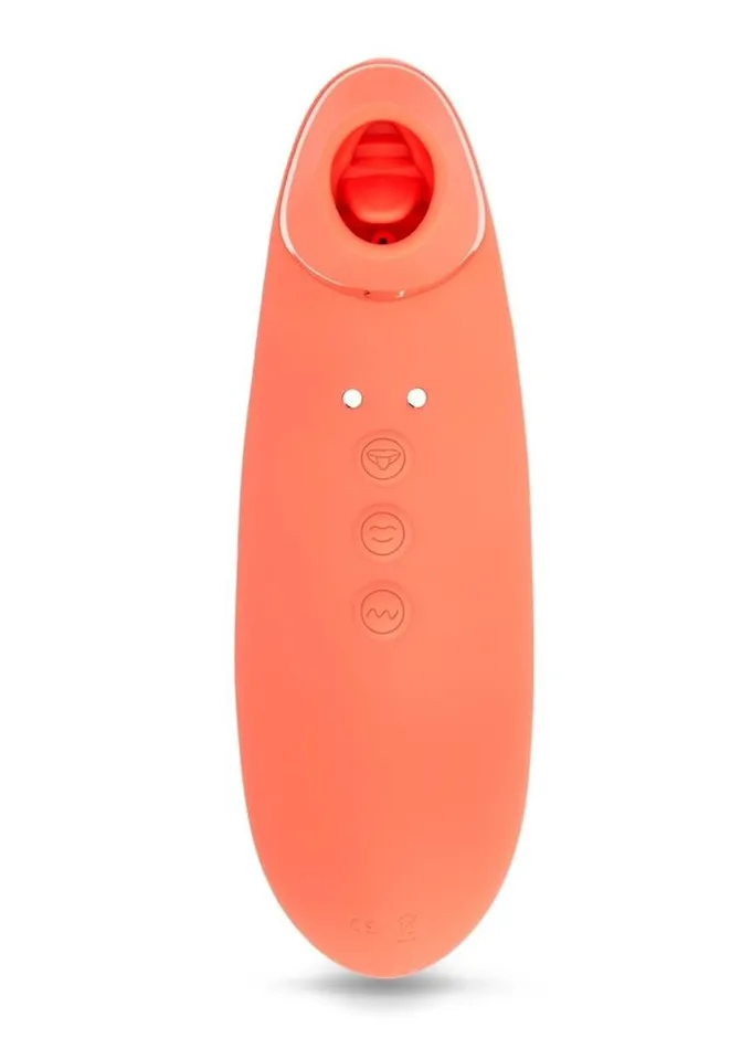 Nu Sensuelle Vibrators Nu Sensuelle Trinitii Triple Action Suction Flickering Silicone Tongue