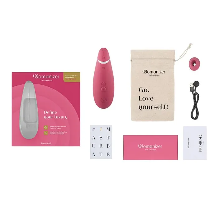 Vibrators WOMANIZER PREMIUM 2 RASPBERRY WOMANIZER