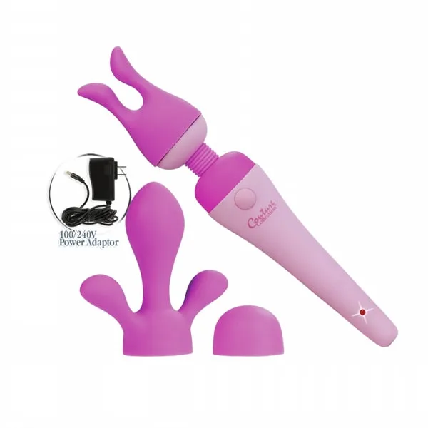 Vibrators Couture Pink Inspire With Attachments California Exotic Novelties