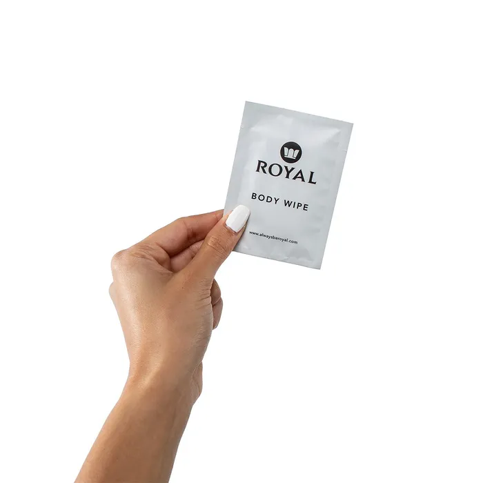 Royal Condom Intimacy Cleansing Wipes 30ct Royal Condoms Vibrators