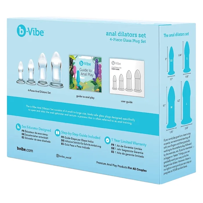 Anal B Vibe BVibe Anal Dilators Set