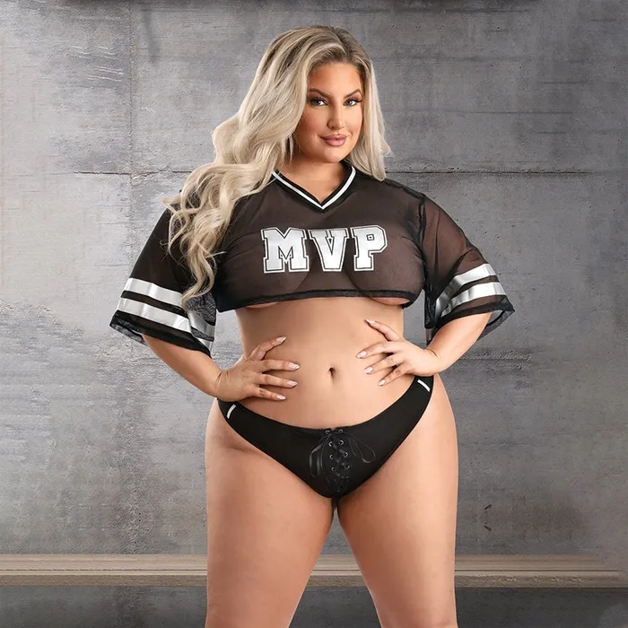 Dildos FANTASY LINGERIE Fantasy Lingerie Real MVP Football PlayerBlack 3X4XBoxed