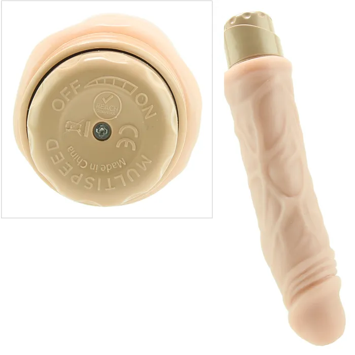 Dr Skin 85 Inch Vibe 10 in Beige Blush Dildos Dr Skin 85 Inch Vibe 10 in Beige Blush Dildos