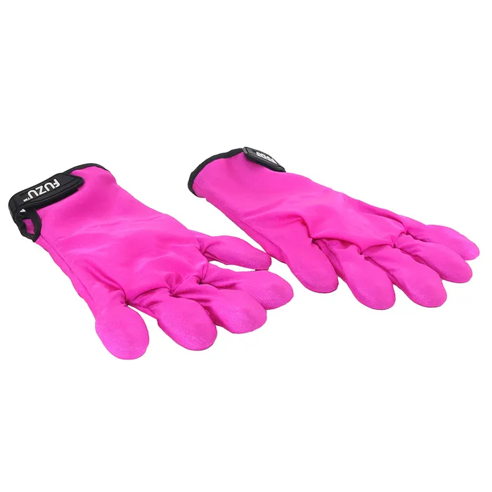 Fuzu Vibrating Small Massage Gloves in Pink Deeva Vibrators