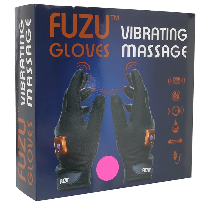 Fuzu Vibrating Small Massage Gloves in Pink Deeva Vibrators