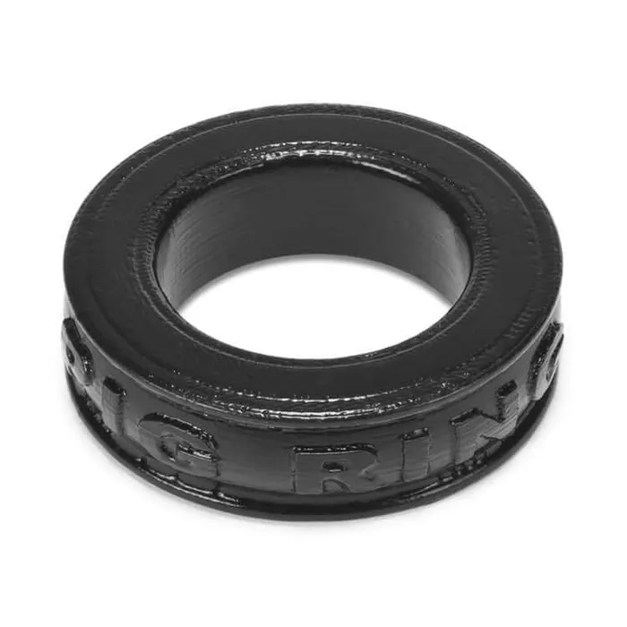 Male Sex Toys Pig Ring Comfort Cock Ring Black by Oxballs Super Soft Silicone Made in USA OXBALLS