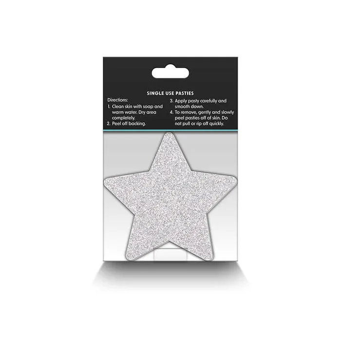 Radiant Romance Pretty Pasties Stars RedSilver NS Novelties Vibrators